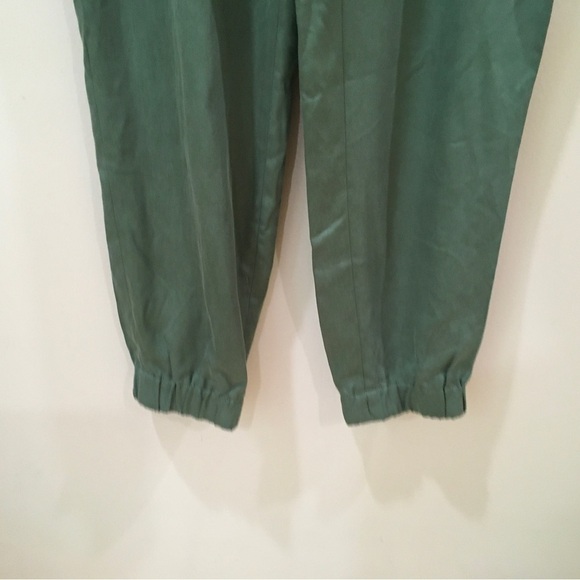 BANANA REPUBLIC jumpsuit Tencel Utility Jogger Army Green - Picture 4 of 10
